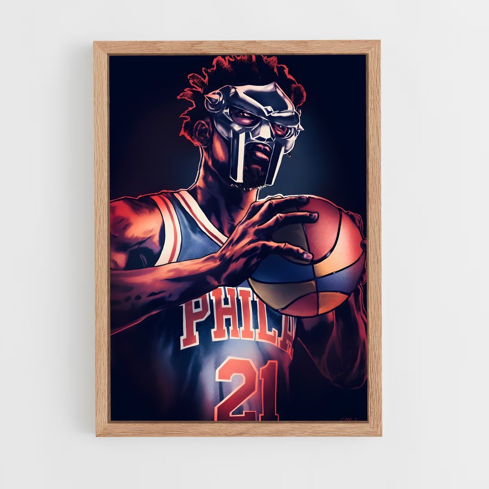 Poster Joel embiid – affiche Basketball (vue 4)
